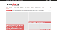 Desktop Screenshot of marchinggeek.com